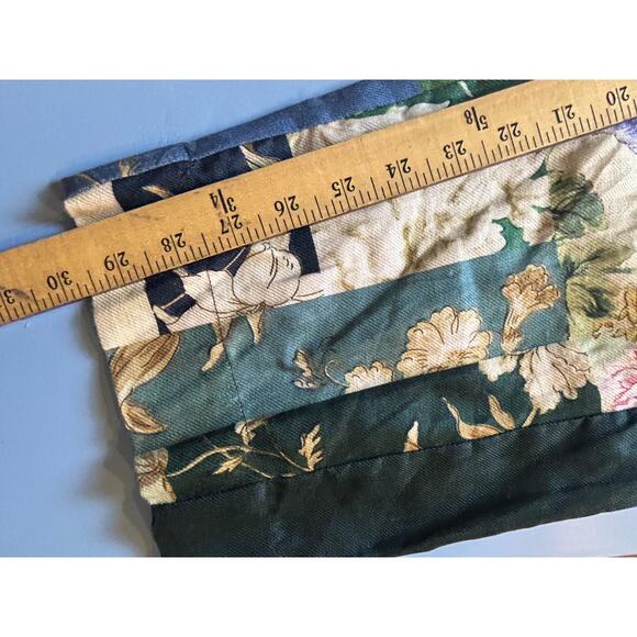 Alemais Designer Patchwork Pants Elastic Waist Size 6 Lagenlook Boho Cottage - Picture 6 of 11